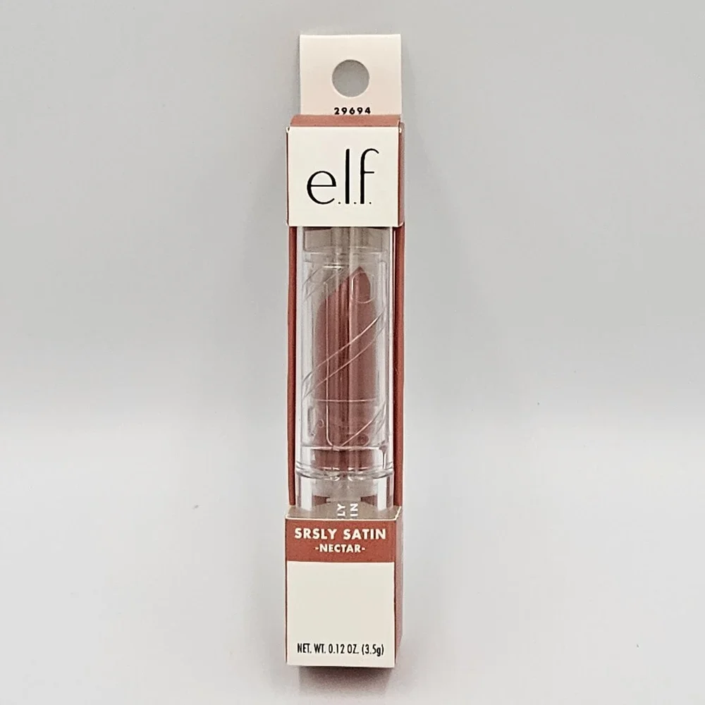 e.l.f. SRSLY Satin Lipstick Nectar 0.12 oz Cruelty Free Vegan New Sealed